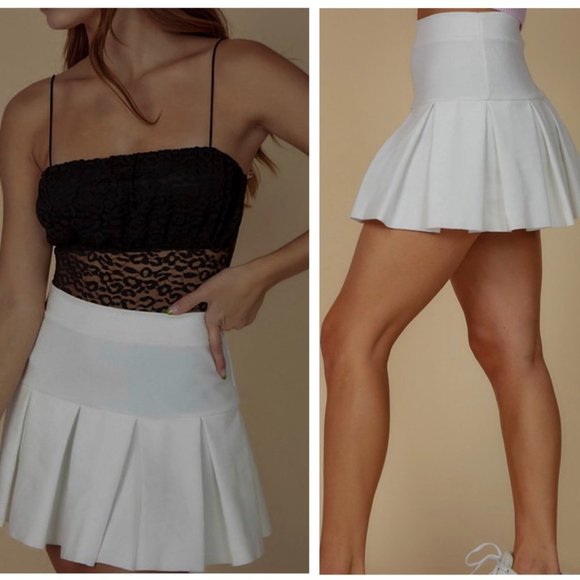 Players Club Tennis Skirt Pleated Mini - Picture 3 of 4